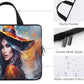 Orange Witch Laptop Bag