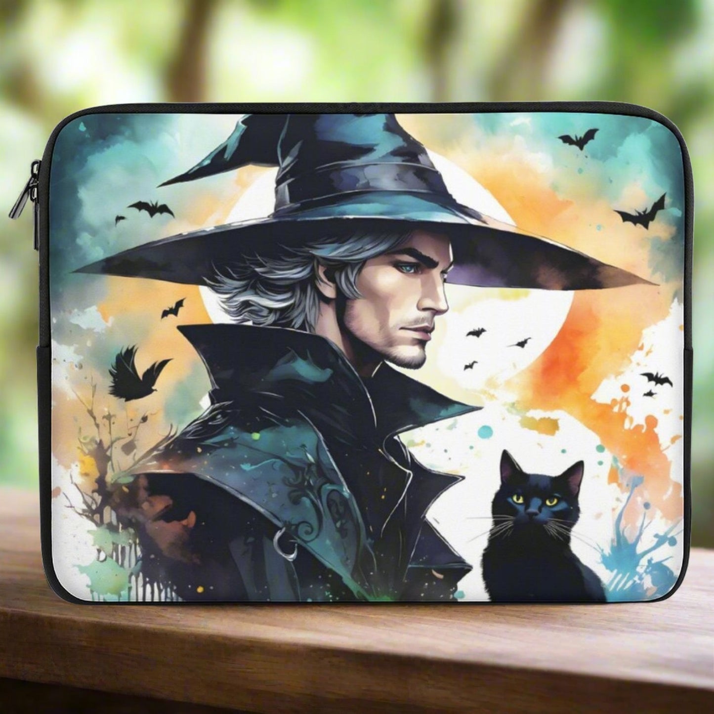 Male Witch Laptop Case